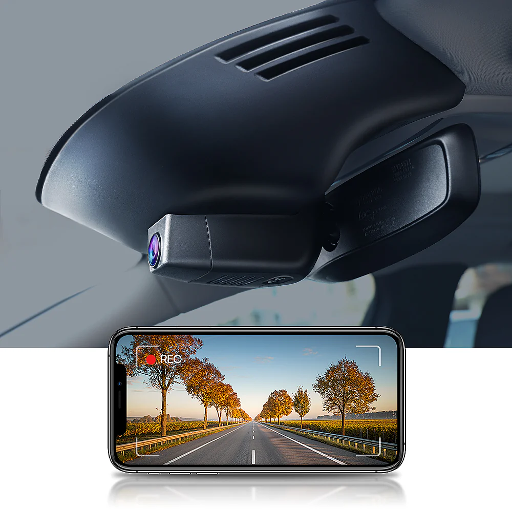 Fitcamx model-specific integrated 4K dash cam