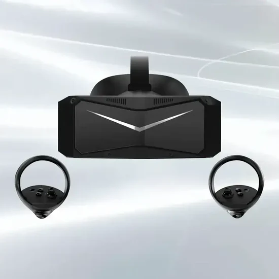 Pimax Crystal Light PCVR headset with controllers