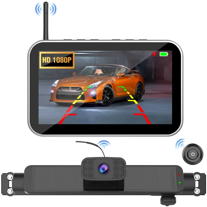 Carpuride WF02 solar powered wireless backup camera