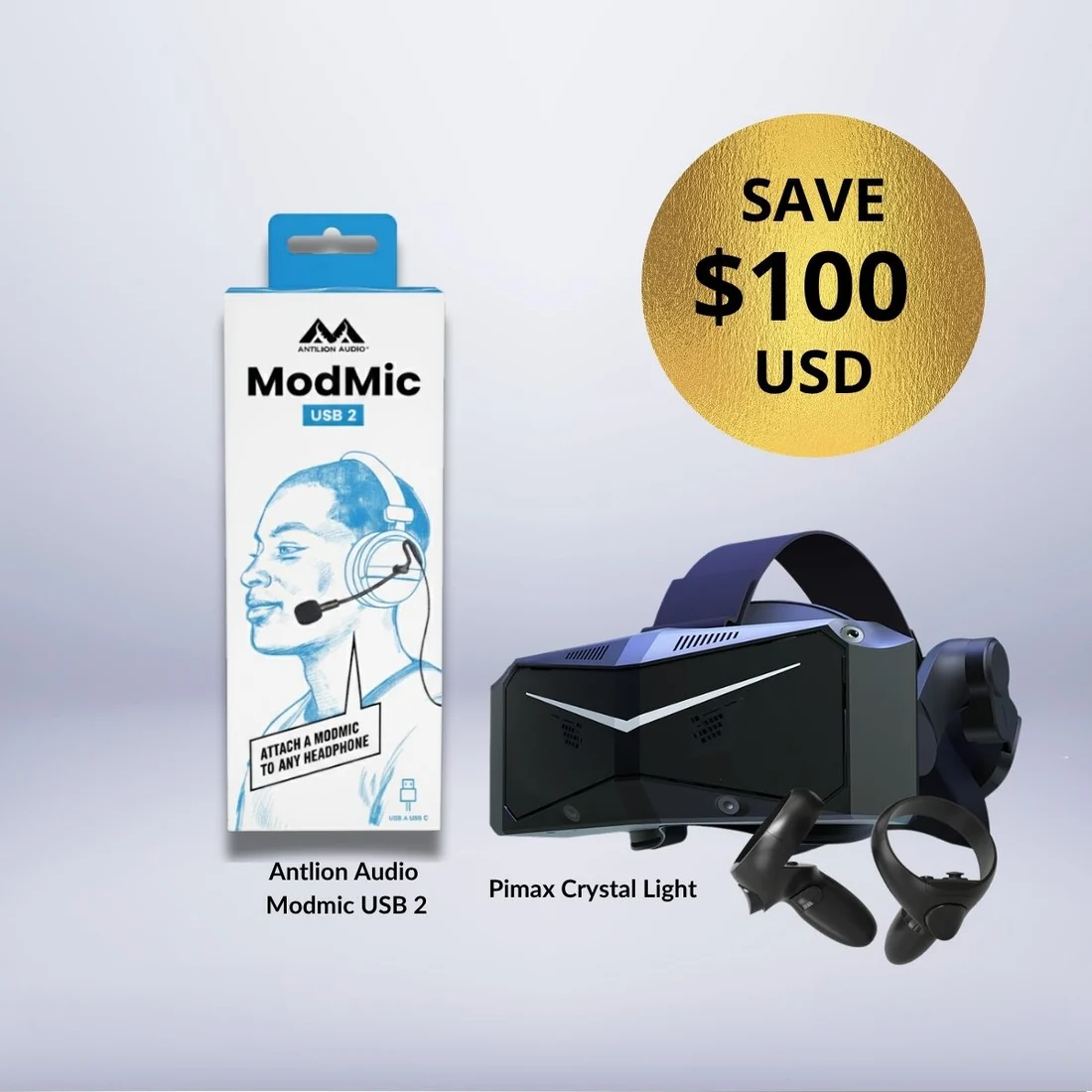 Pimax Crystal Light with free VR Wire cable management bundle