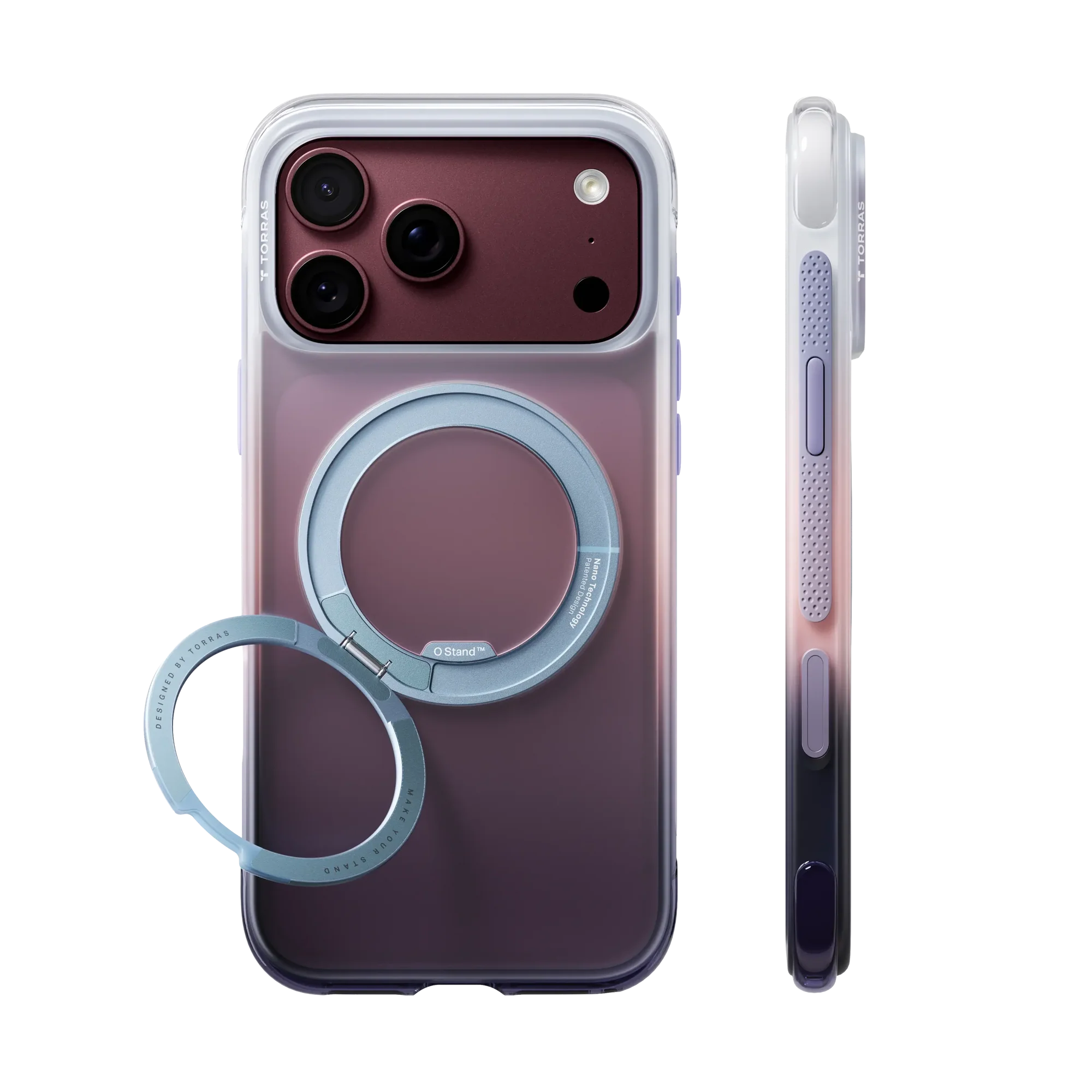 TORRAS Ostand Gradient Air lightweight 52g case with gradient finish